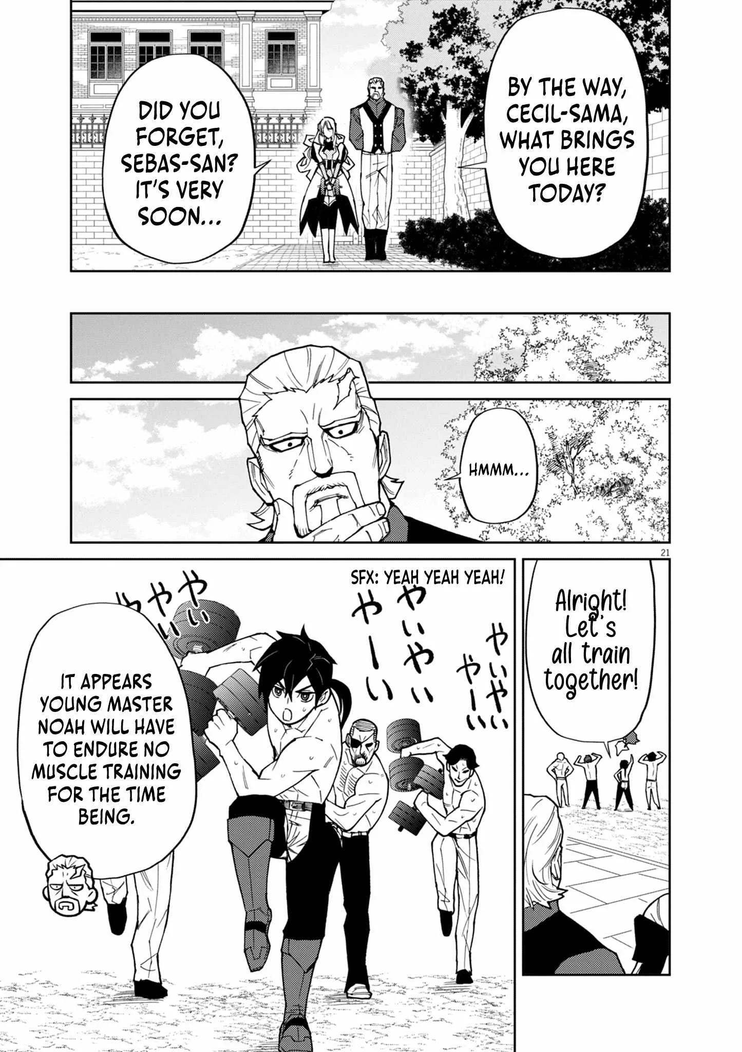 I Was Reincarnated as an Evil Noble in a Game and Became Unparalleled With My Overpowered Muscles Chapter 13 page 21