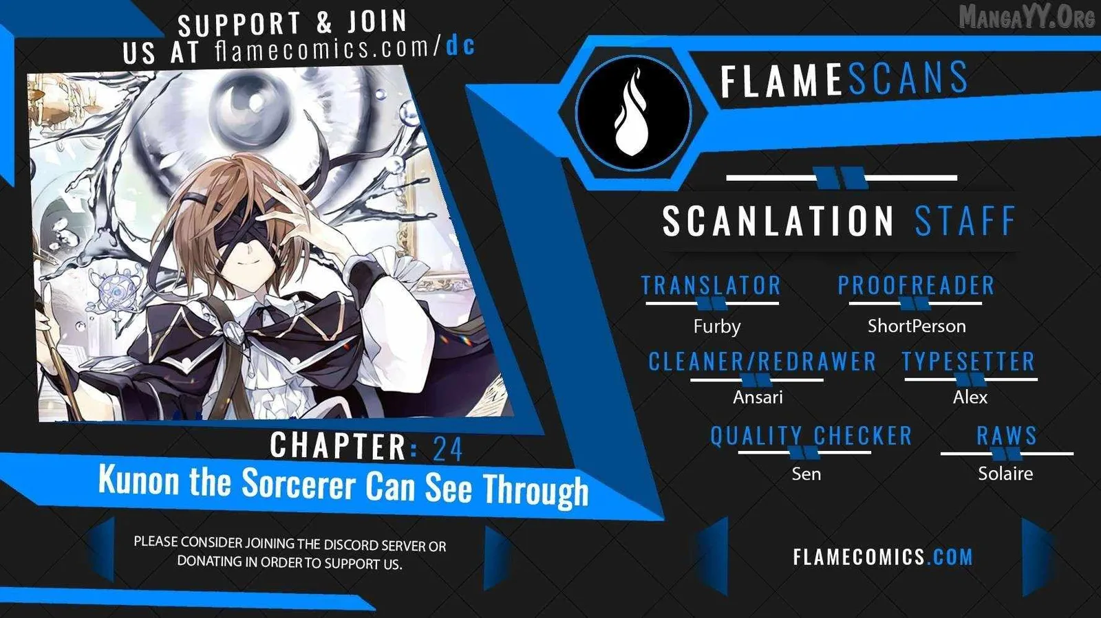 Kunon the Sorcerer Can See Through Chapter 24 page 1