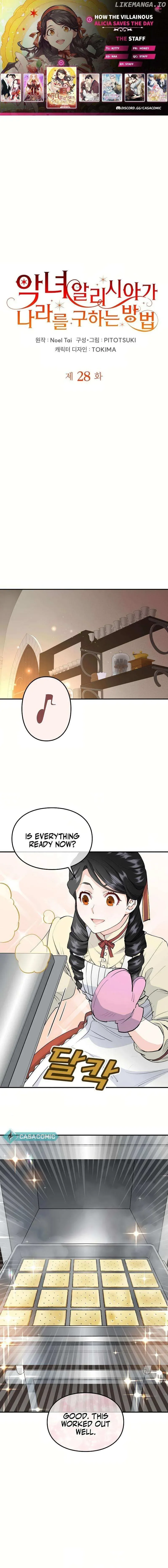 How the villainess Alicia saves the country Chapter 28 page 2