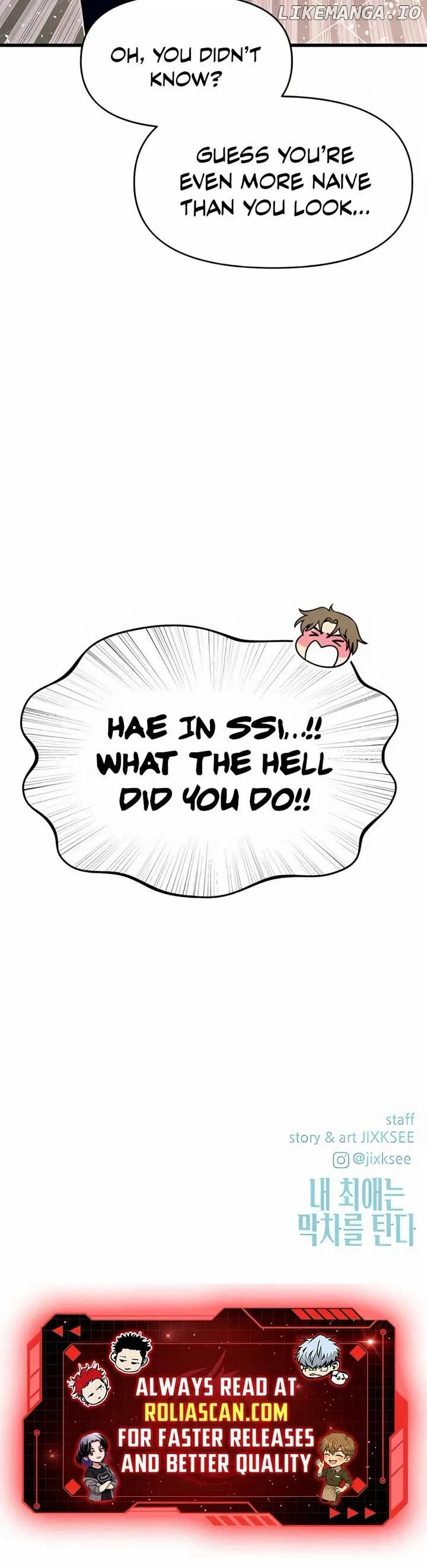 My bias gets on the last train Chapter 37 page 78