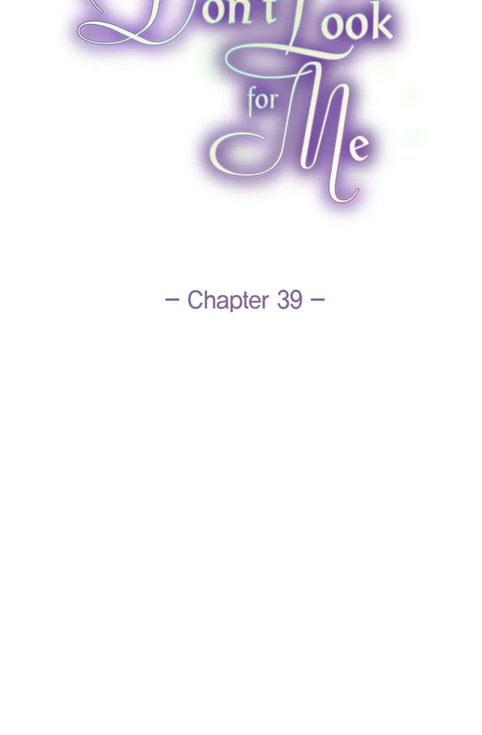 Don’t Look For Me Chapter 39 page 35