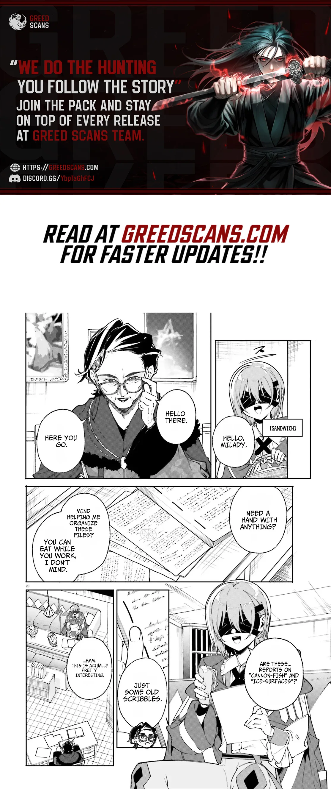 Kunon the Sorcerer Can See Through Chapter 34.2 page 1