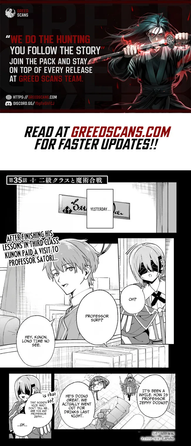 Kunon the Sorcerer Can See Through Chapter 35.1 page 1