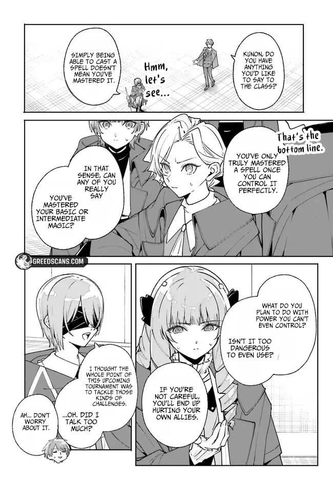 Kunon the Sorcerer Can See Through Chapter 36.1 page 8