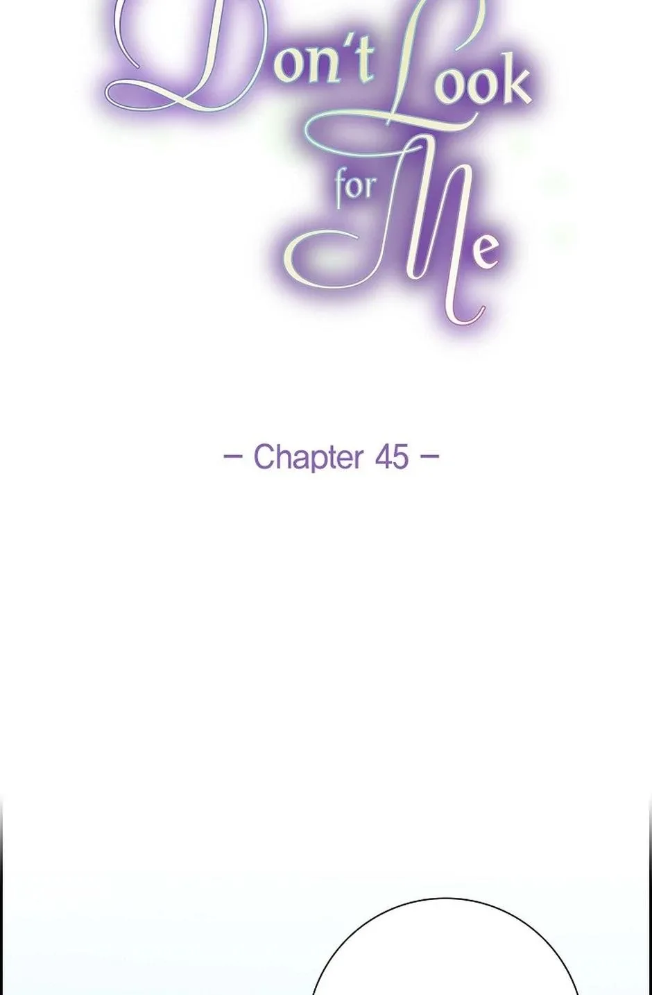 Don’t Look For Me Chapter 45 page 20