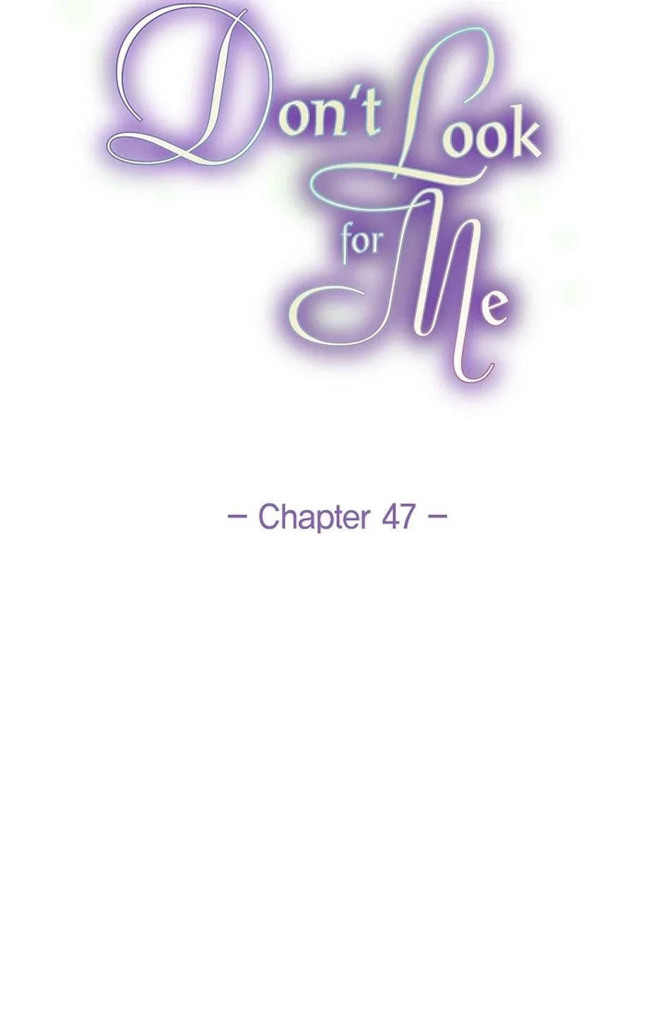Don’t Look For Me Chapter 47 page 27