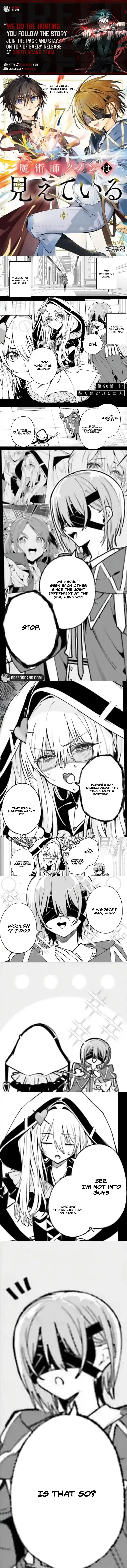 Kunon the Sorcerer Can See Through Chapter 40.1 page 1