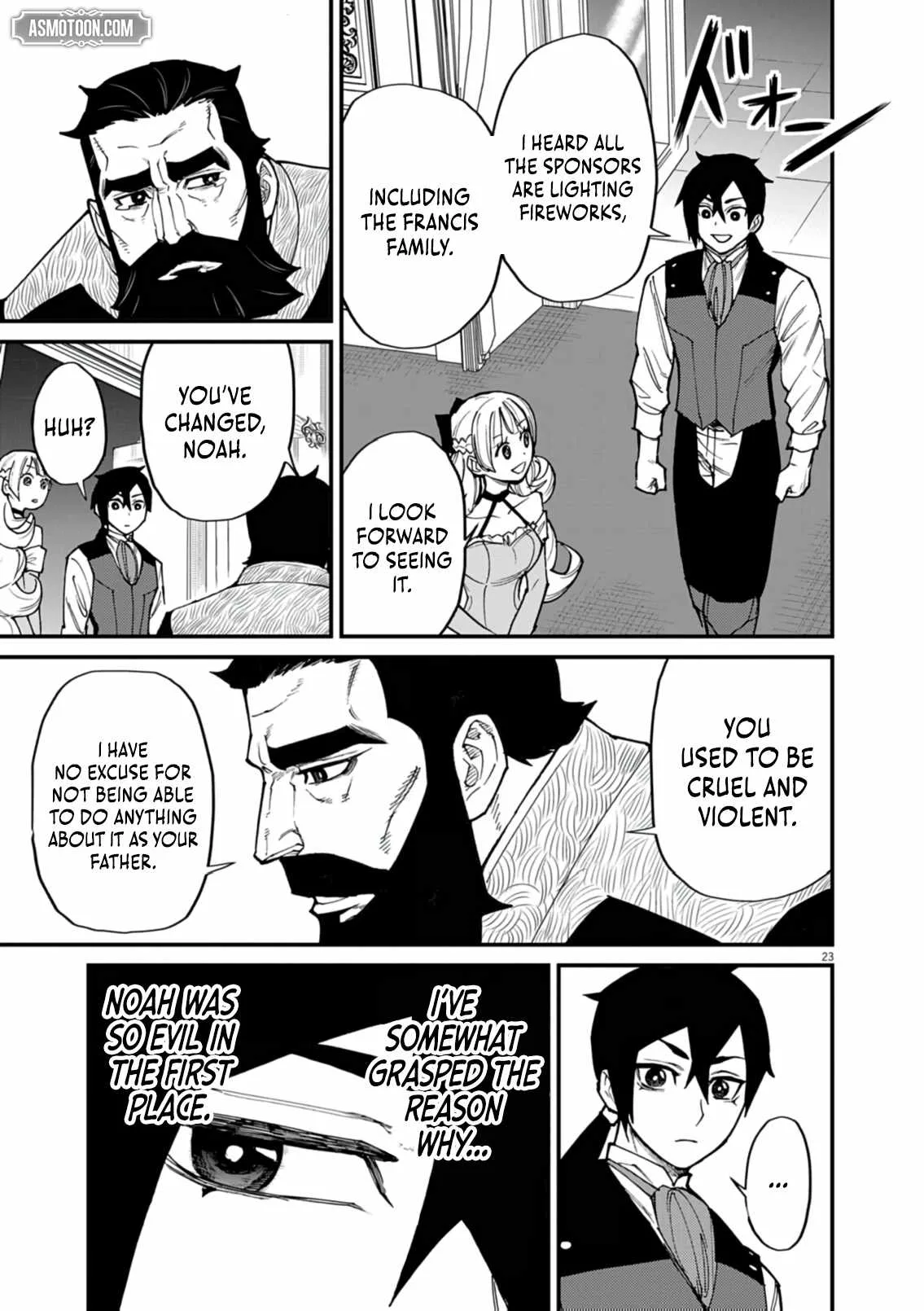 I Was Reincarnated as an Evil Noble in a Game and Became Unparalleled With My Overpowered Muscles Chapter 38 page 22