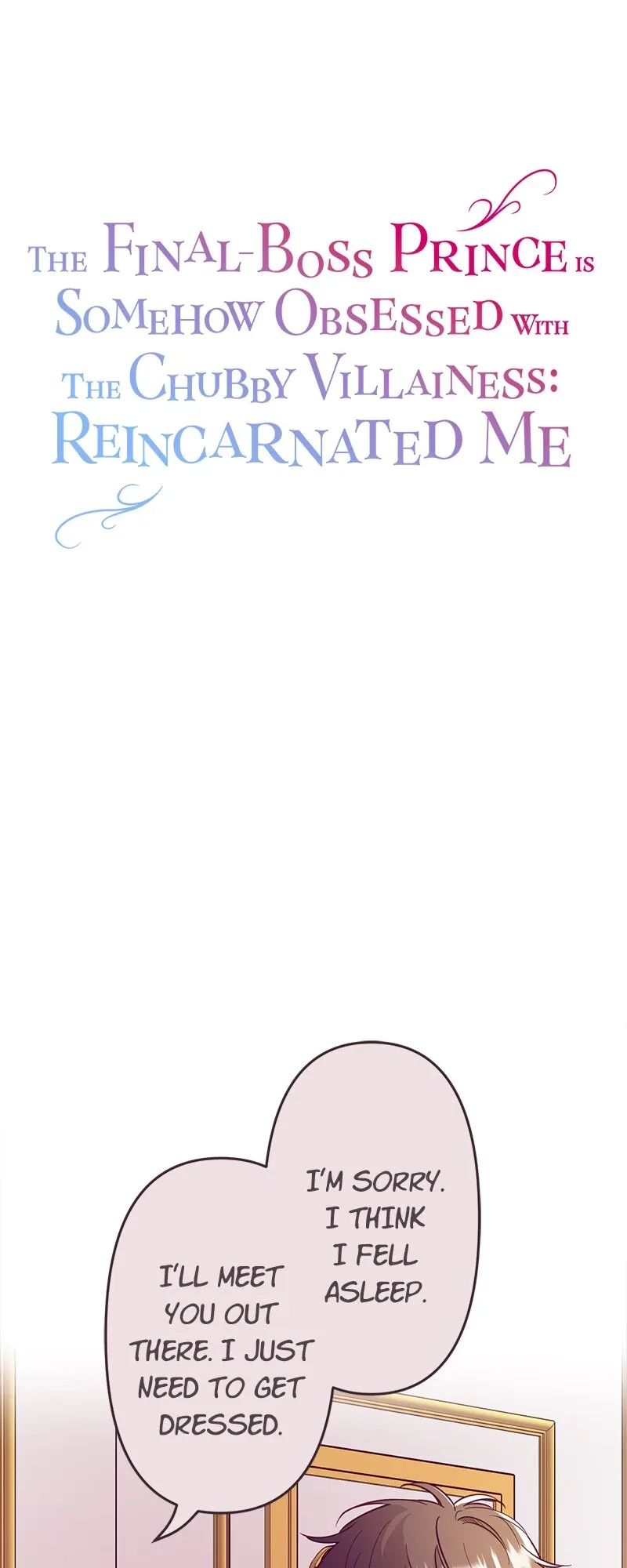 The Final-Boss Prince is Somehow Obsessed with the Chubby Villainess: Reincarnated Me Chapter 44 page 5