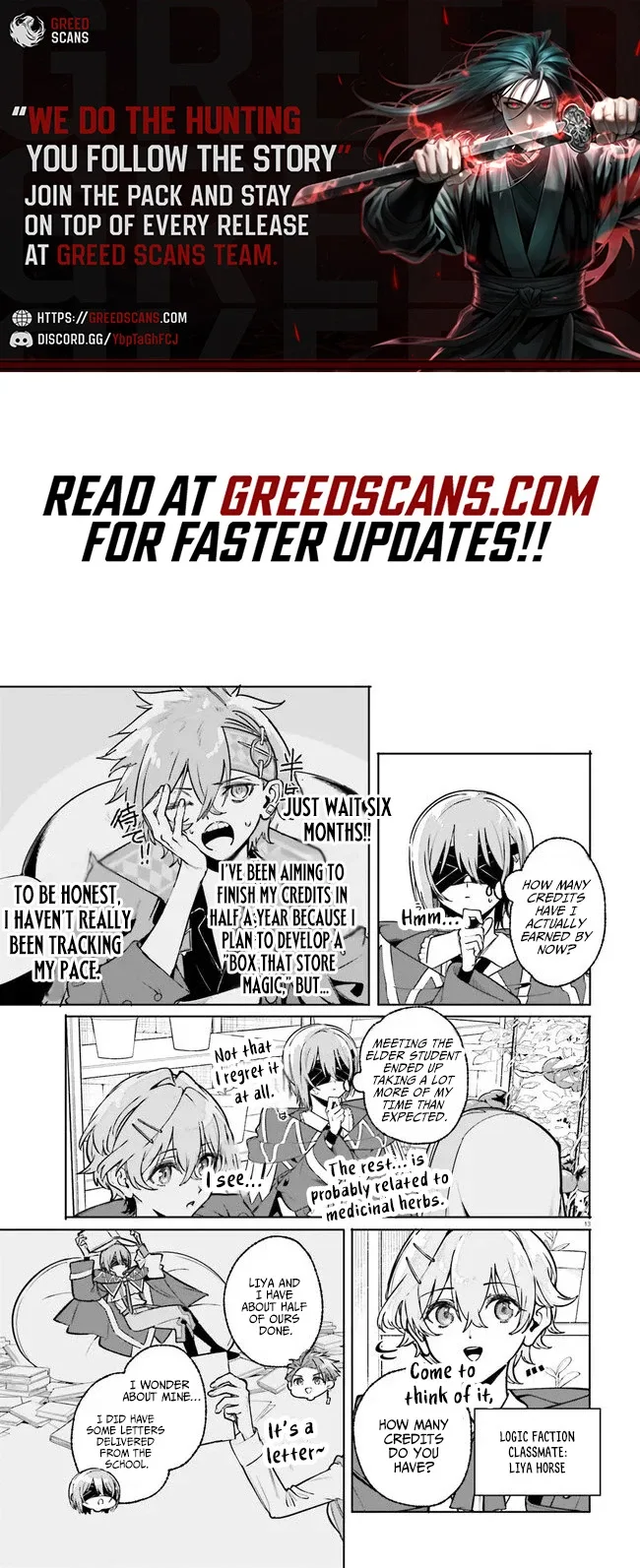 Kunon the Sorcerer Can See Through Chapter 43.2 page 1