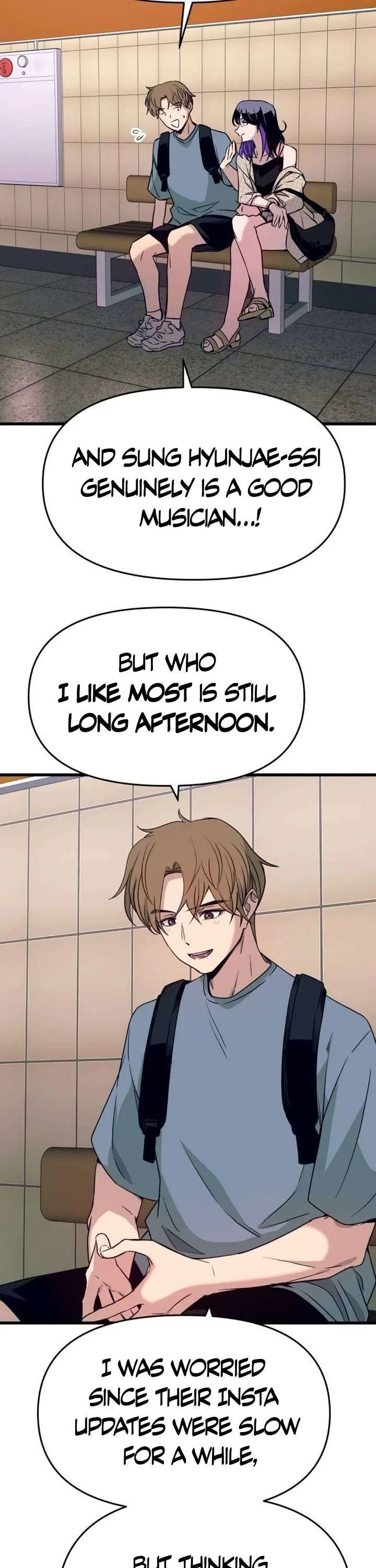 My bias gets on the last train Chapter 56 page 35