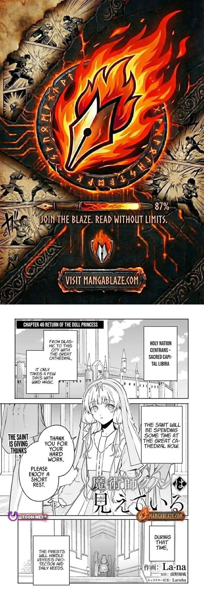 Kunon the Sorcerer Can See Through Chapter 46.1 page 1