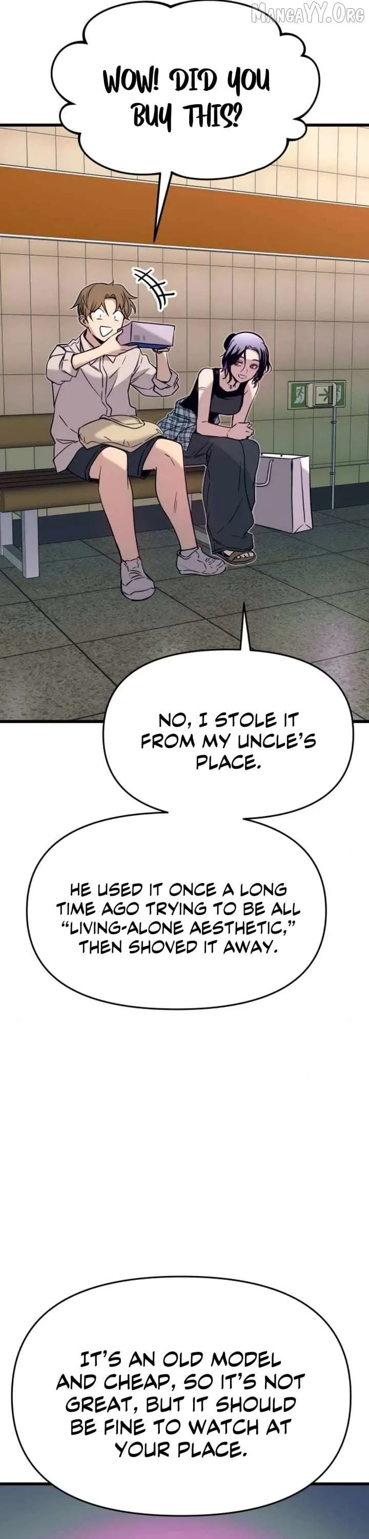 My bias gets on the last train Chapter 62 page 61