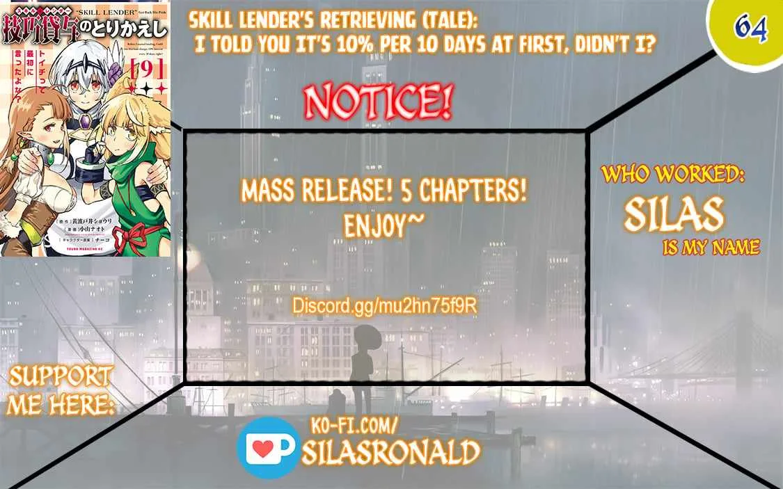 Skill Lender’s Retrieving Tale ~I Told You It’s 10% per 10 Days at First, Didn’t I?~ Chapter 64 page 1