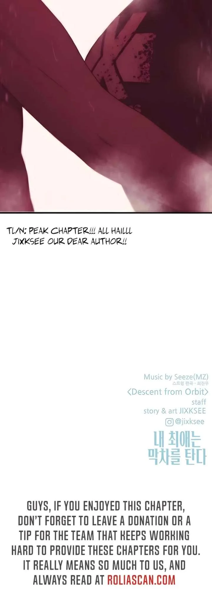 My bias gets on the last train Chapter 66 page 64