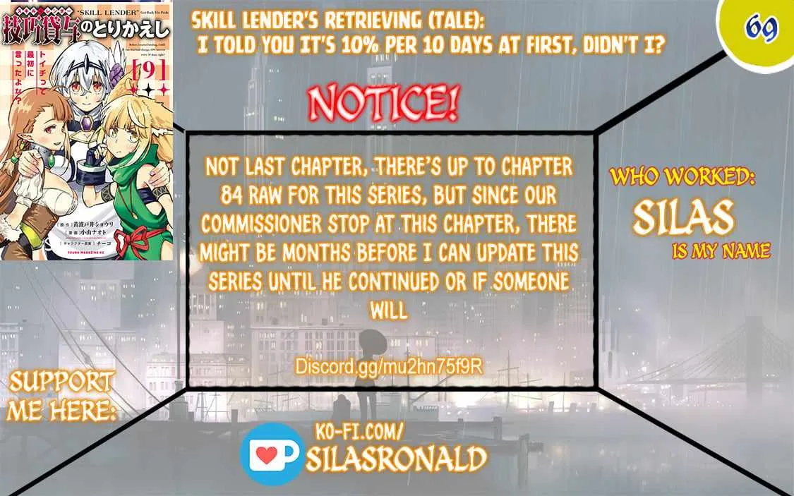 Skill Lender’s Retrieving Tale ~I Told You It’s 10% per 10 Days at First, Didn’t I?~ Chapter 69 page 1