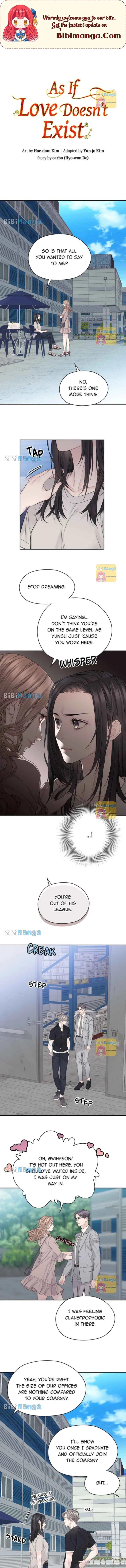 As If Love Doesn’t Exist Chapter 27 page 2