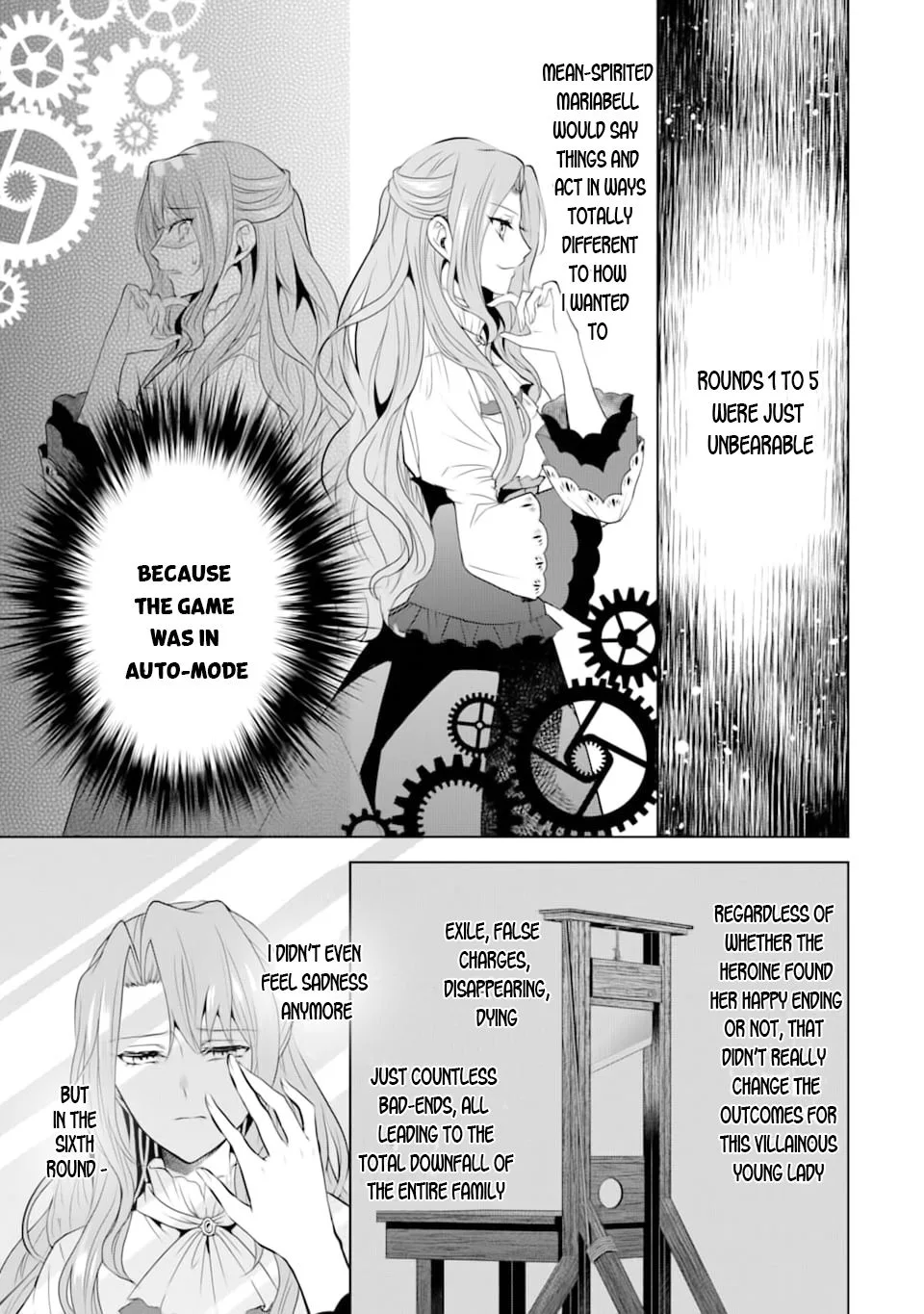 Auto-mode Expired in the 6th Round of the Otome Game Chapter 1 page 8