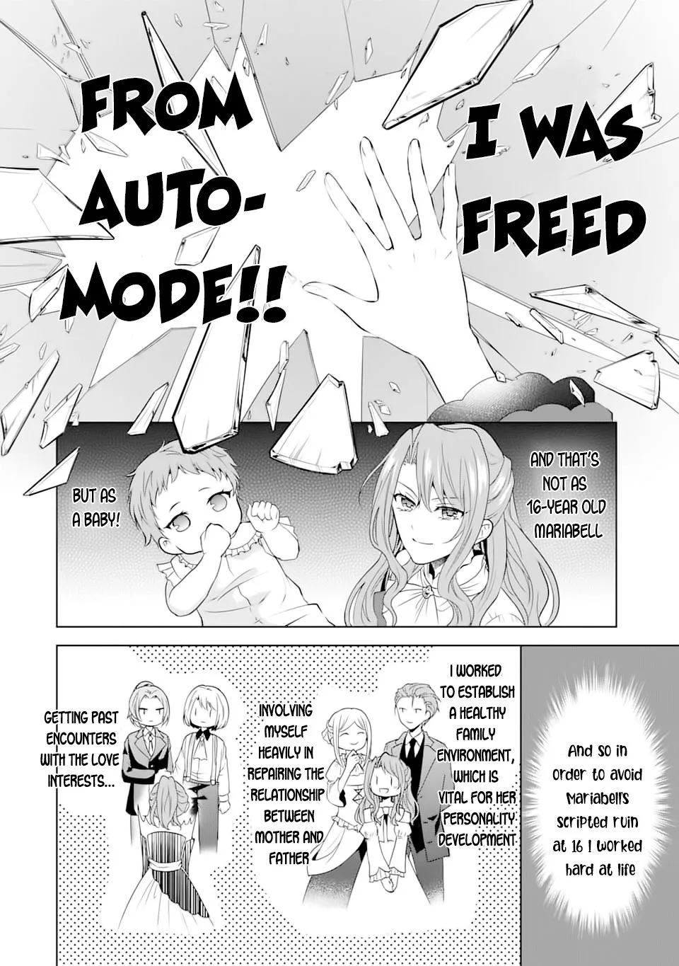 Auto-mode Expired in the 6th Round of the Otome Game Chapter 1 page 9