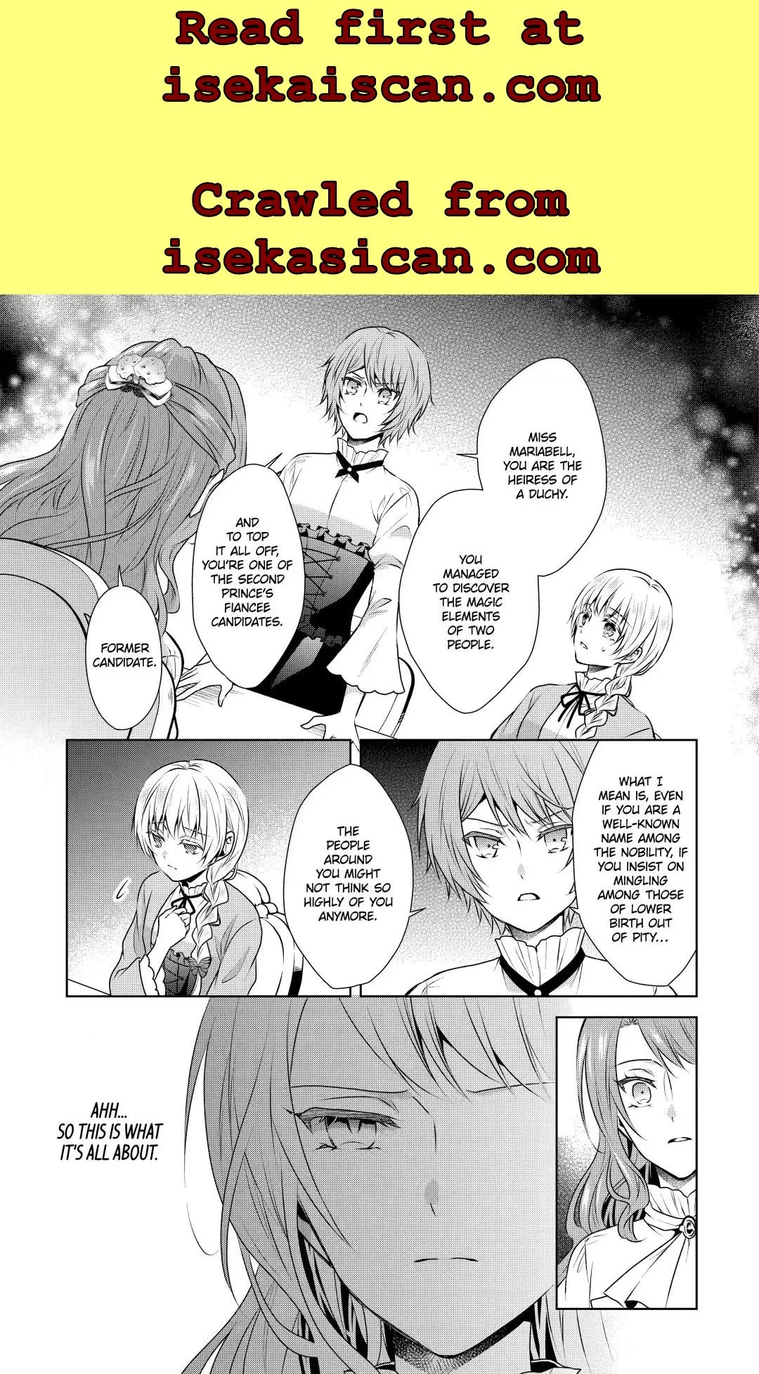 Auto-mode Expired in the 6th Round of the Otome Game Chapter 3.3 page 10