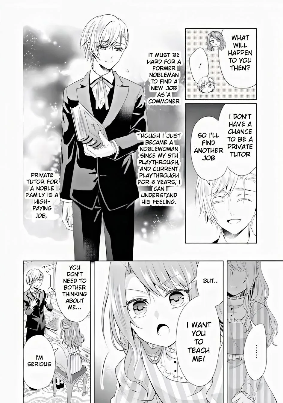 Auto-mode Expired in the 6th Round of the Otome Game Chapter 2 page 9