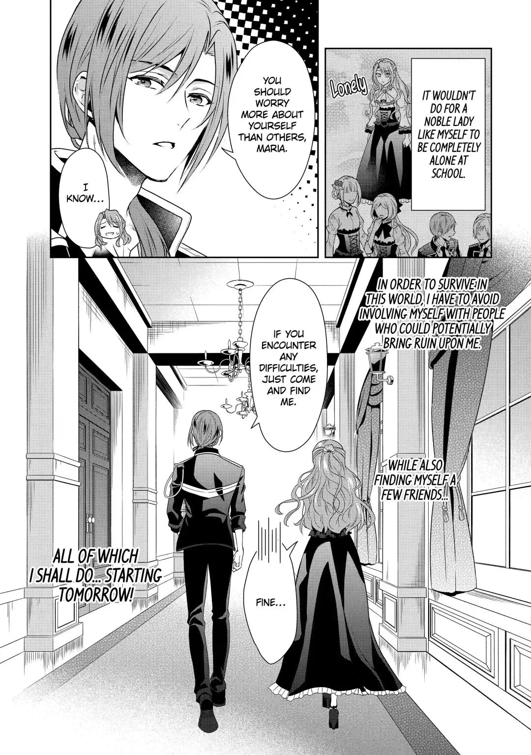 Auto-mode Expired in the 6th Round of the Otome Game Chapter 3.1 page 6