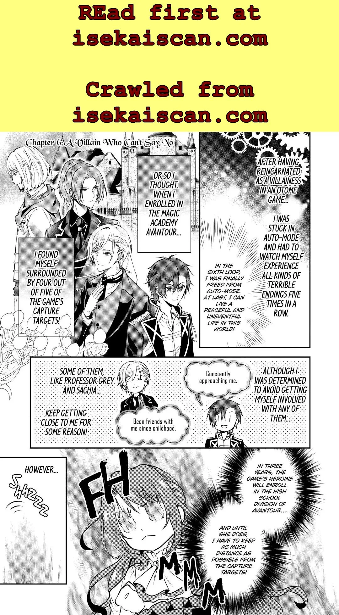 Auto-mode Expired in the 6th Round of the Otome Game Chapter 6.1 page 2