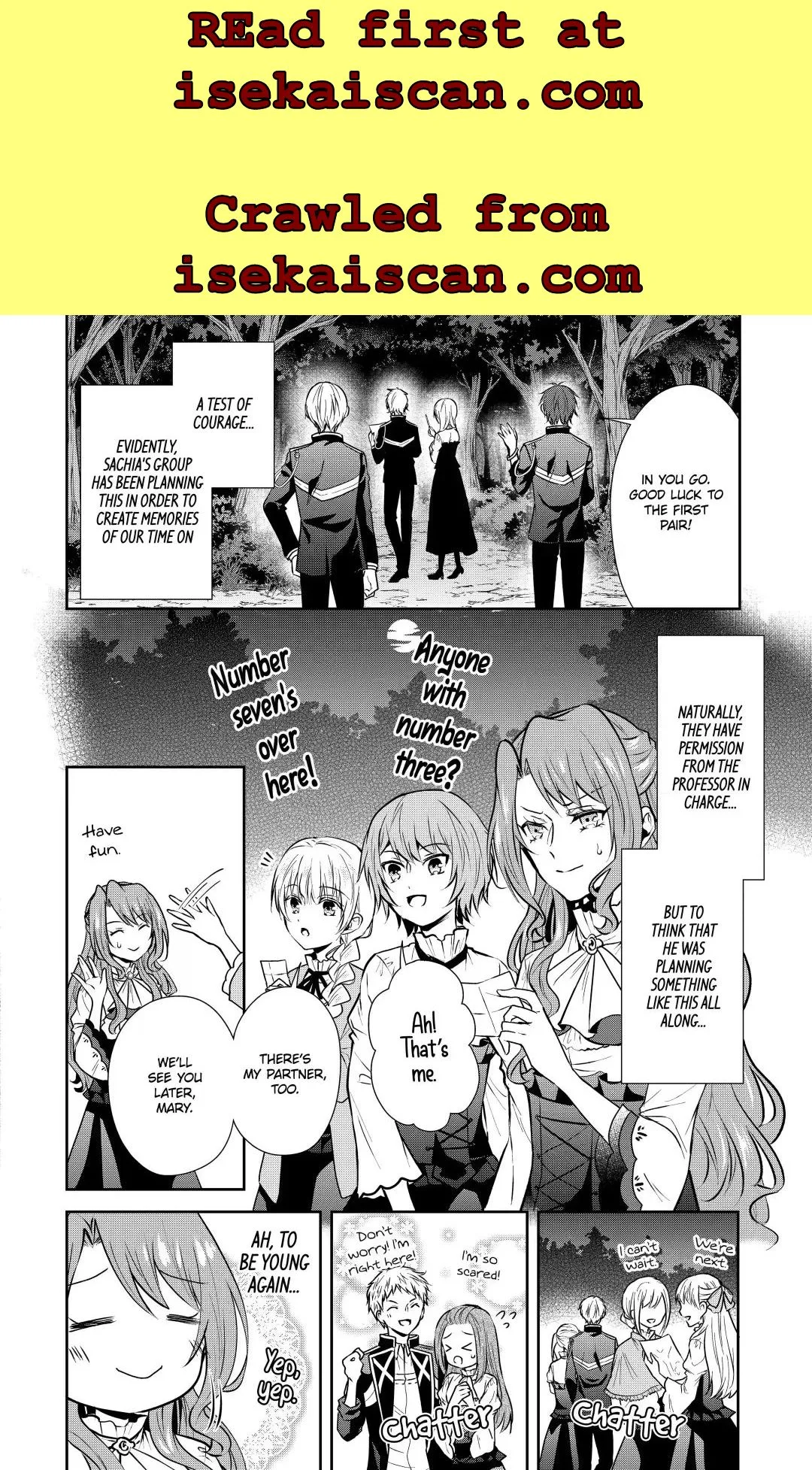 Auto-mode Expired in the 6th Round of the Otome Game Chapter 8.1 page 3