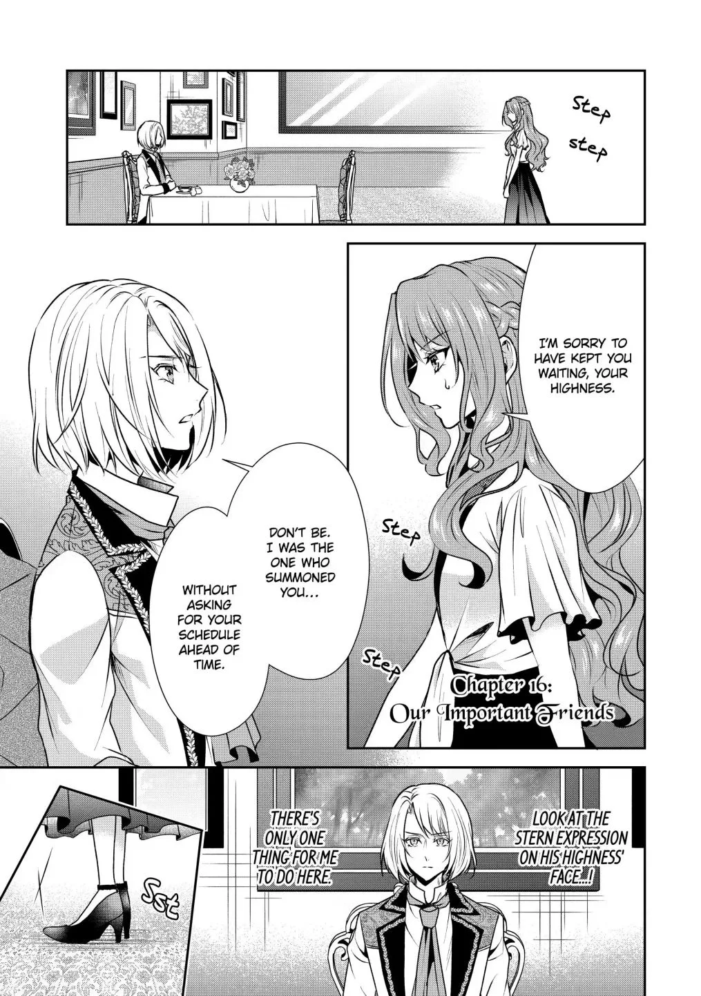 Auto-mode Expired in the 6th Round of the Otome Game Chapter 16.1 page 2