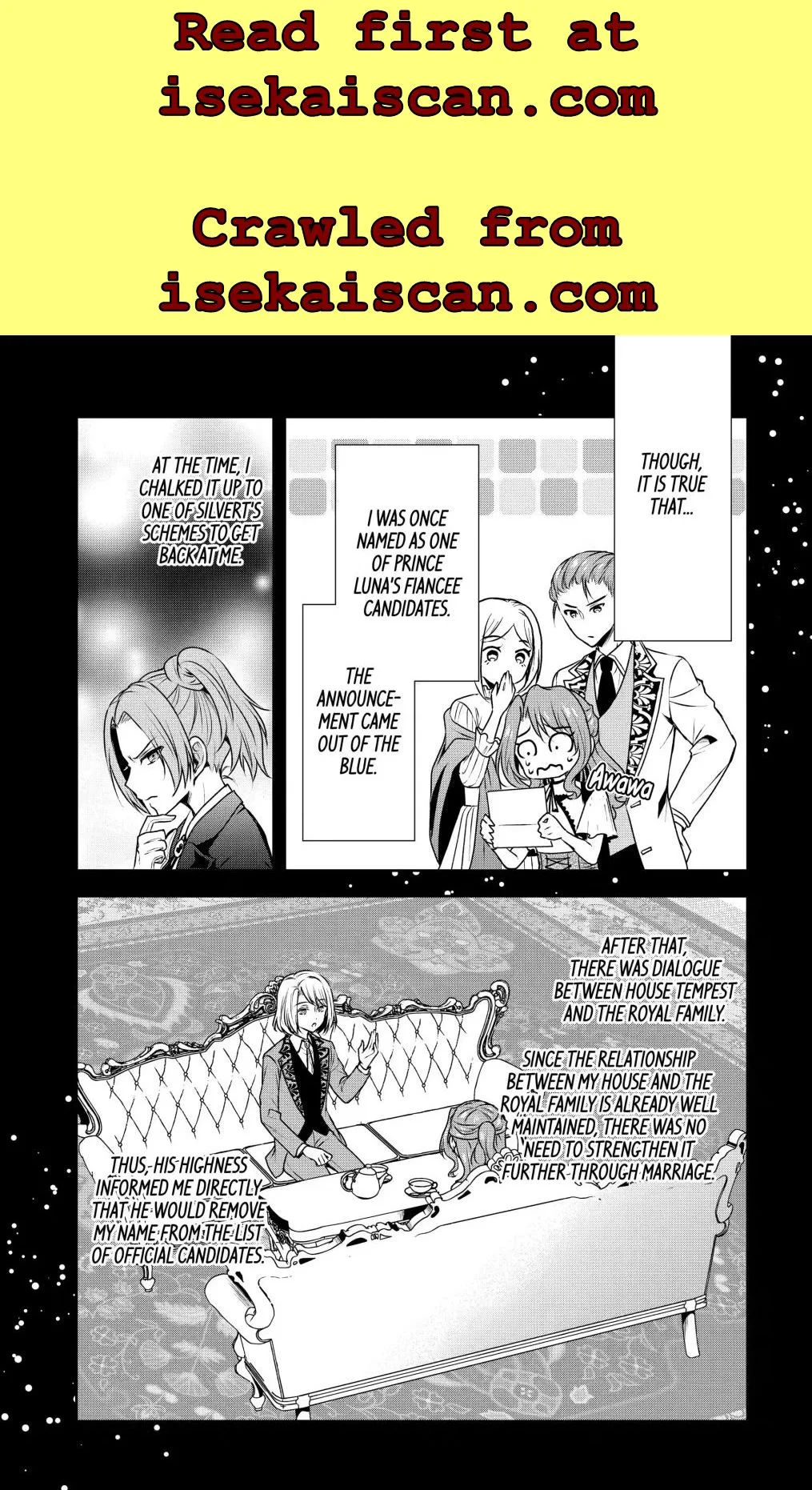 Auto-mode Expired in the 6th Round of the Otome Game Chapter 19.1 page 4