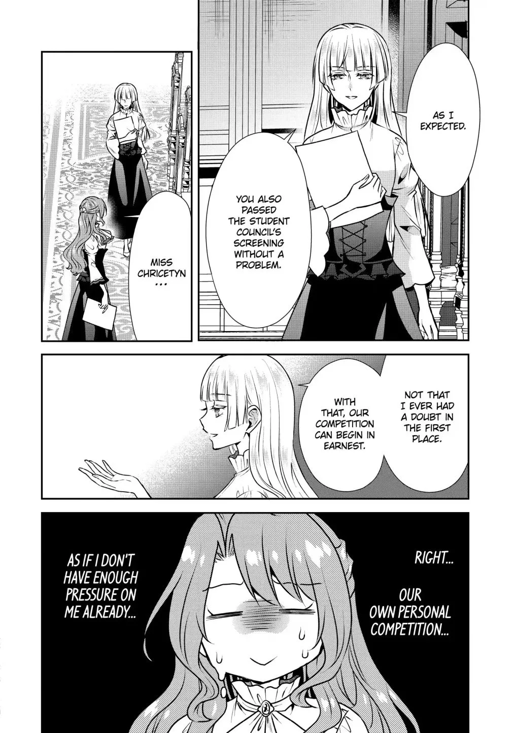 Auto-mode Expired in the 6th Round of the Otome Game Chapter 21.1 page 9