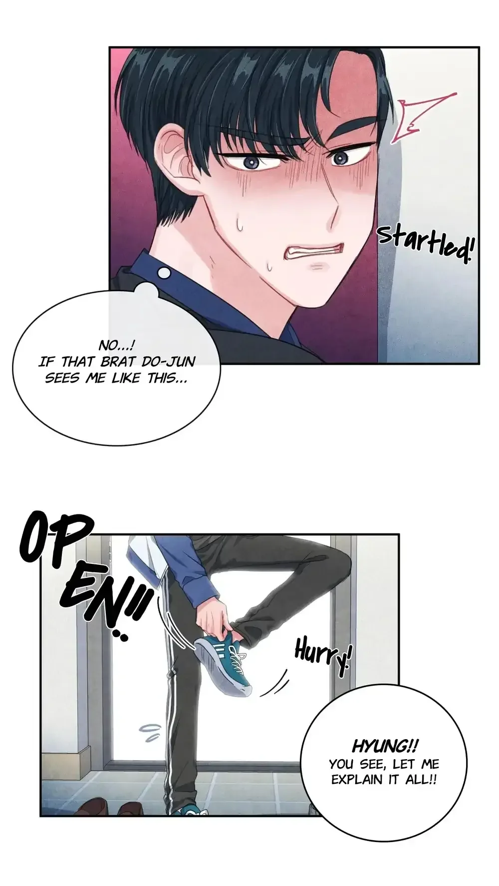 Backstage Kiss Scene Chapter 4 page 21