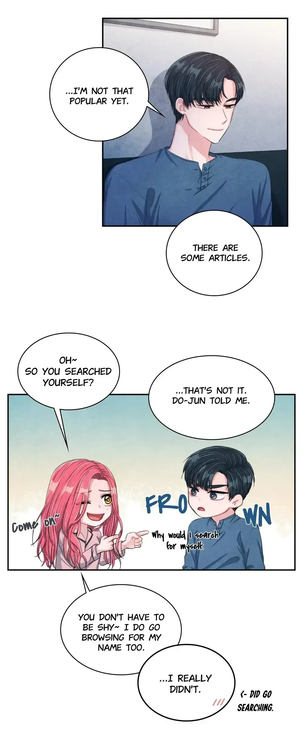 Backstage Kiss Scene Chapter 7 page 8