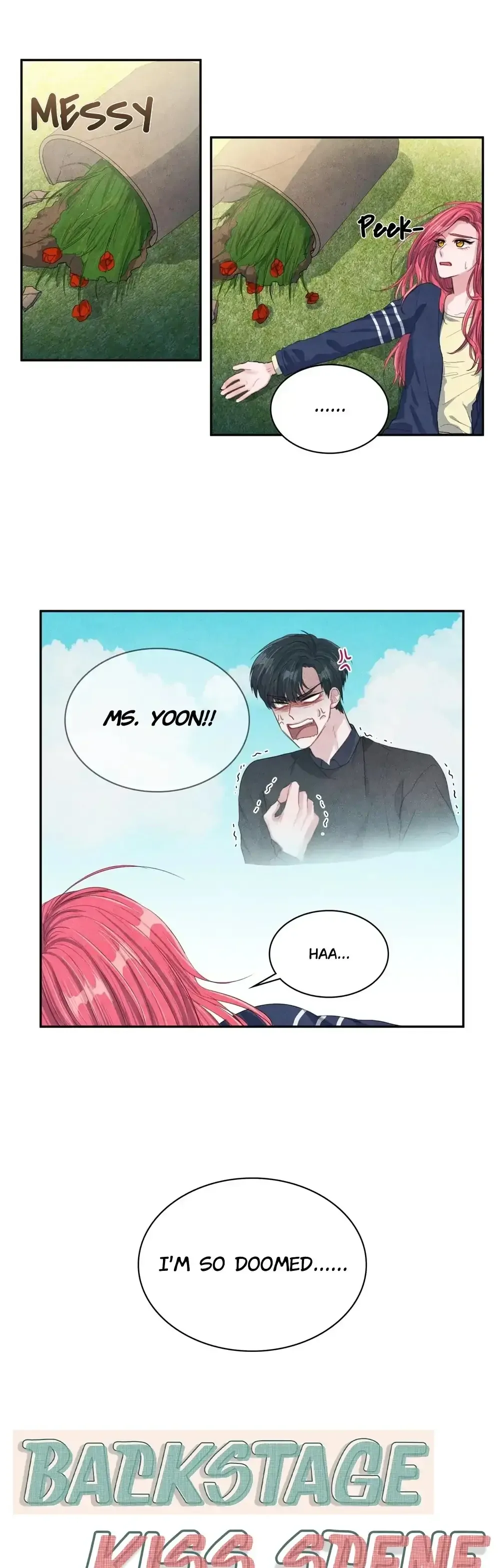 Backstage Kiss Scene Chapter 7 page 34
