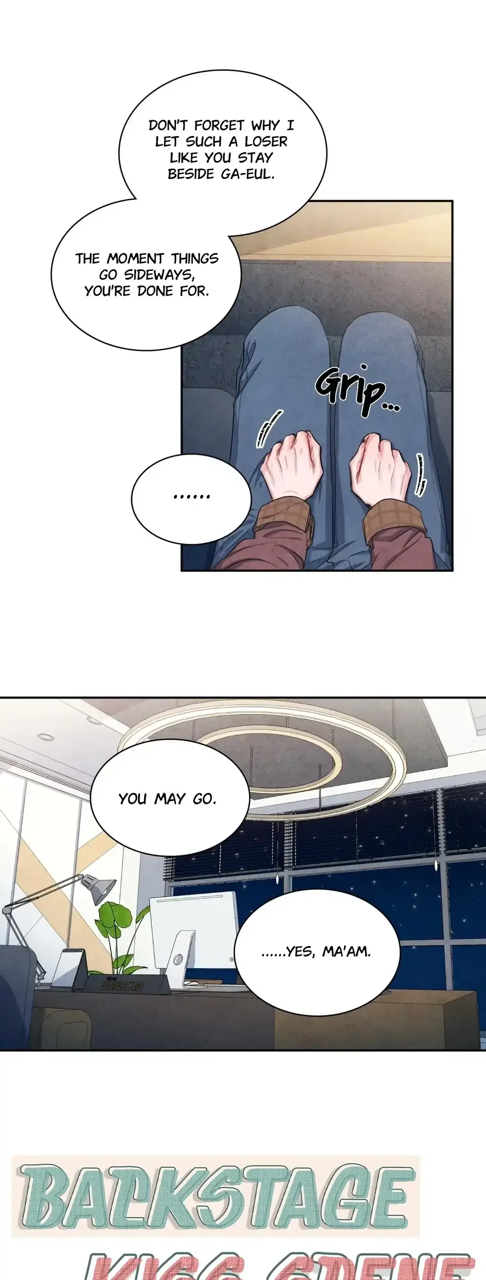 Backstage Kiss Scene Chapter 8 page 30