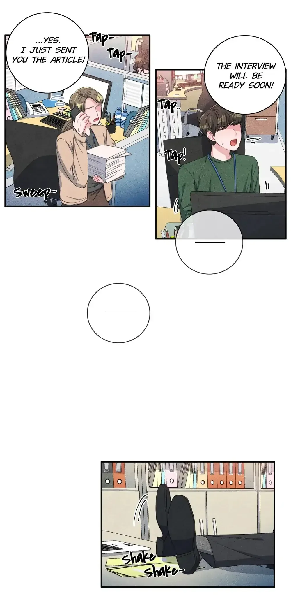 Backstage Kiss Scene Chapter 13 page 28