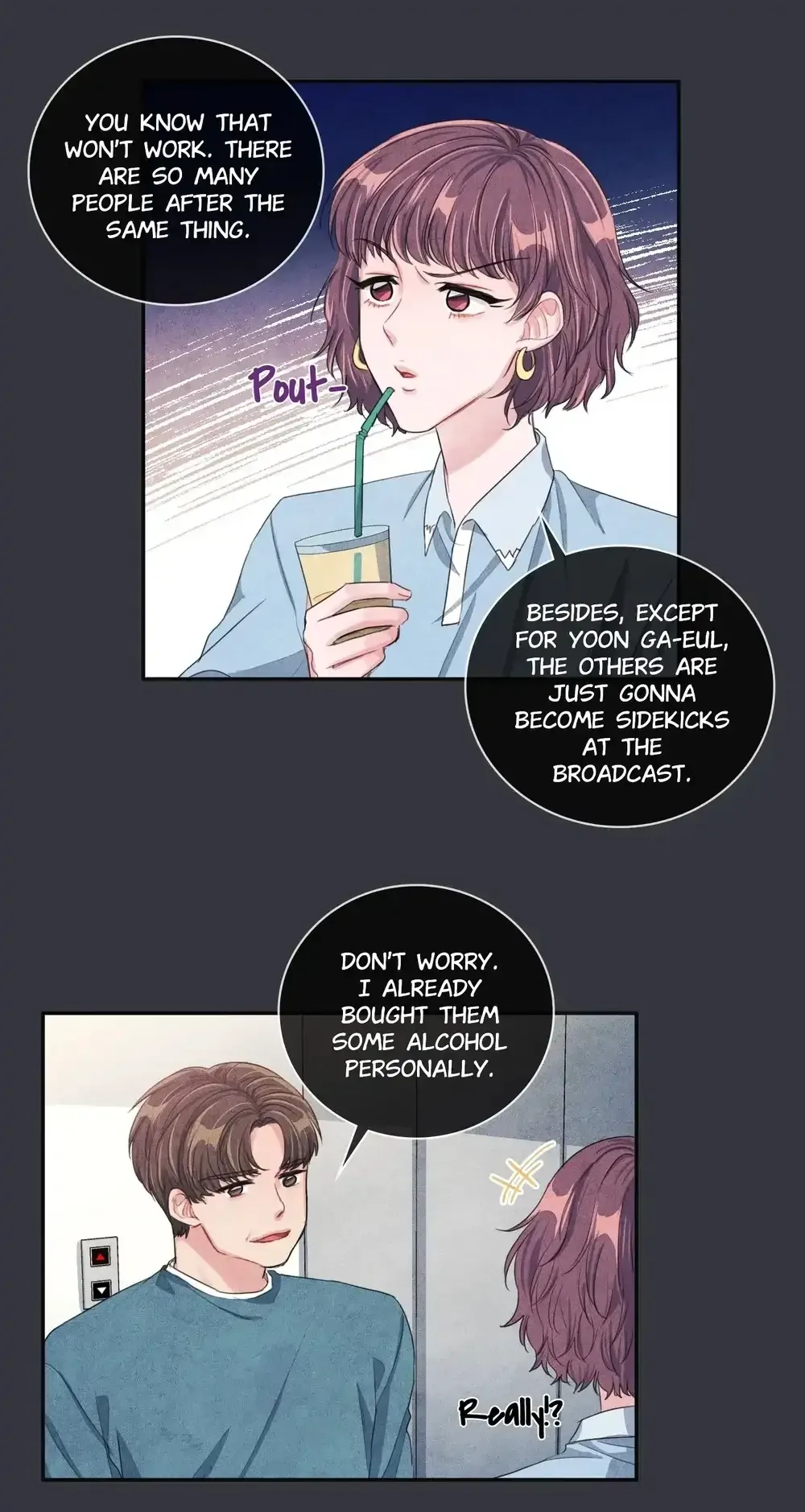 Backstage Kiss Scene Chapter 13 page 19