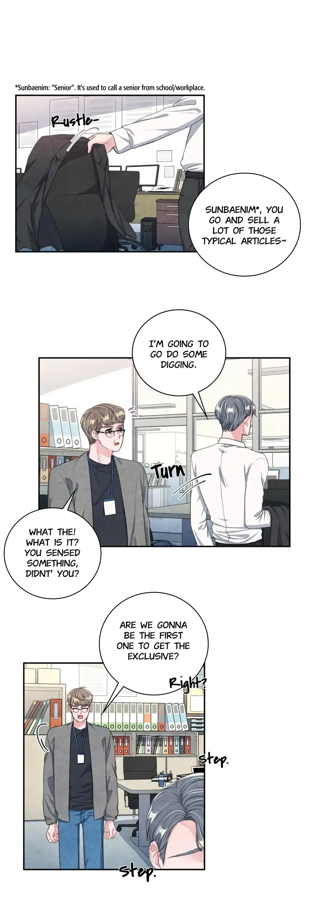 Backstage Kiss Scene Chapter 13 page 32