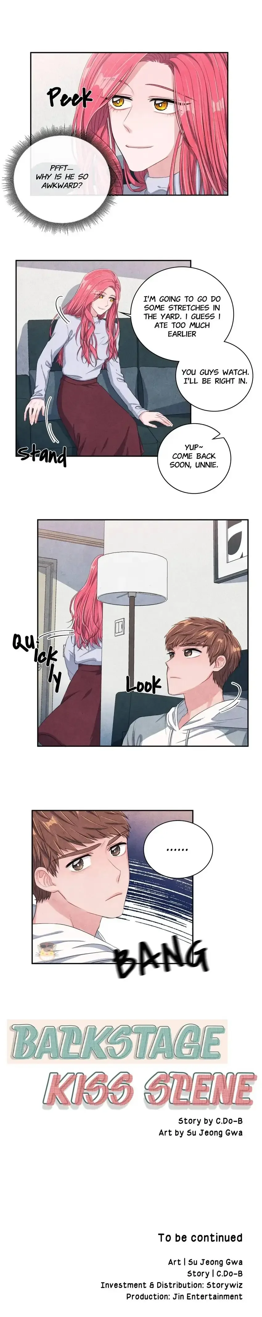 Backstage Kiss Scene Chapter 18 page 33
