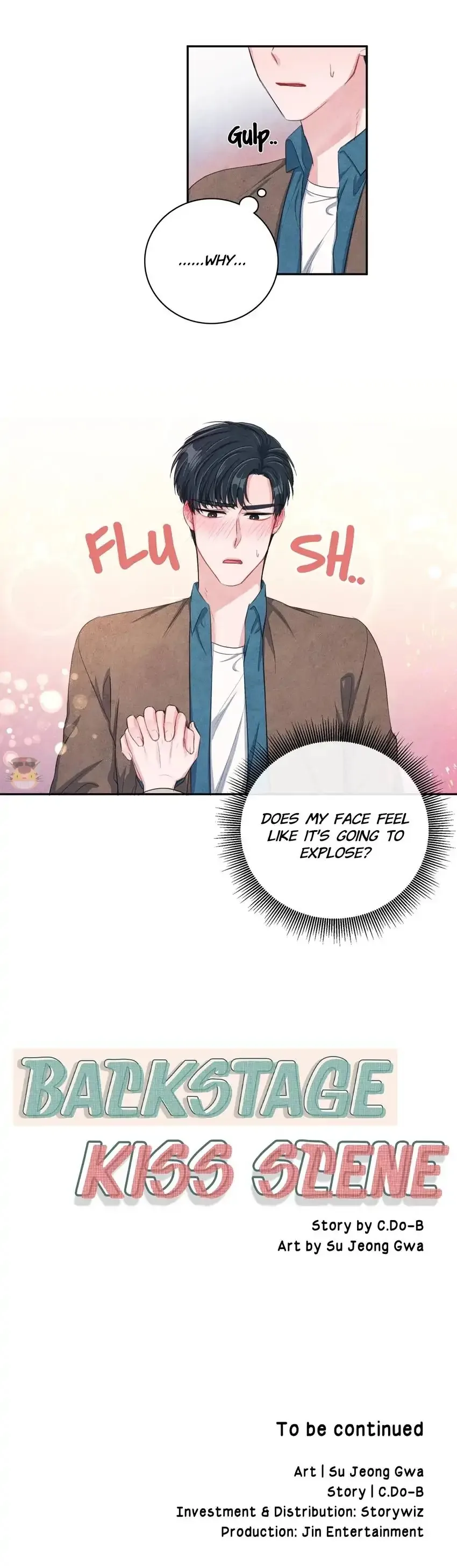 Backstage Kiss Scene Chapter 17 page 33