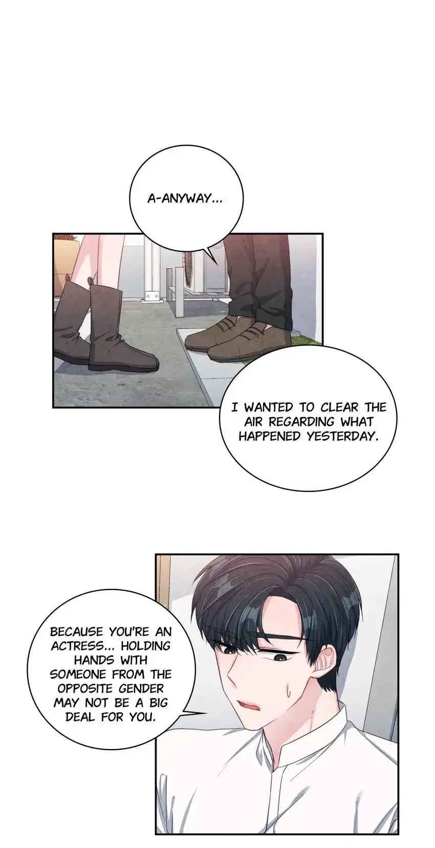 Backstage Kiss Scene Chapter 19 page 7