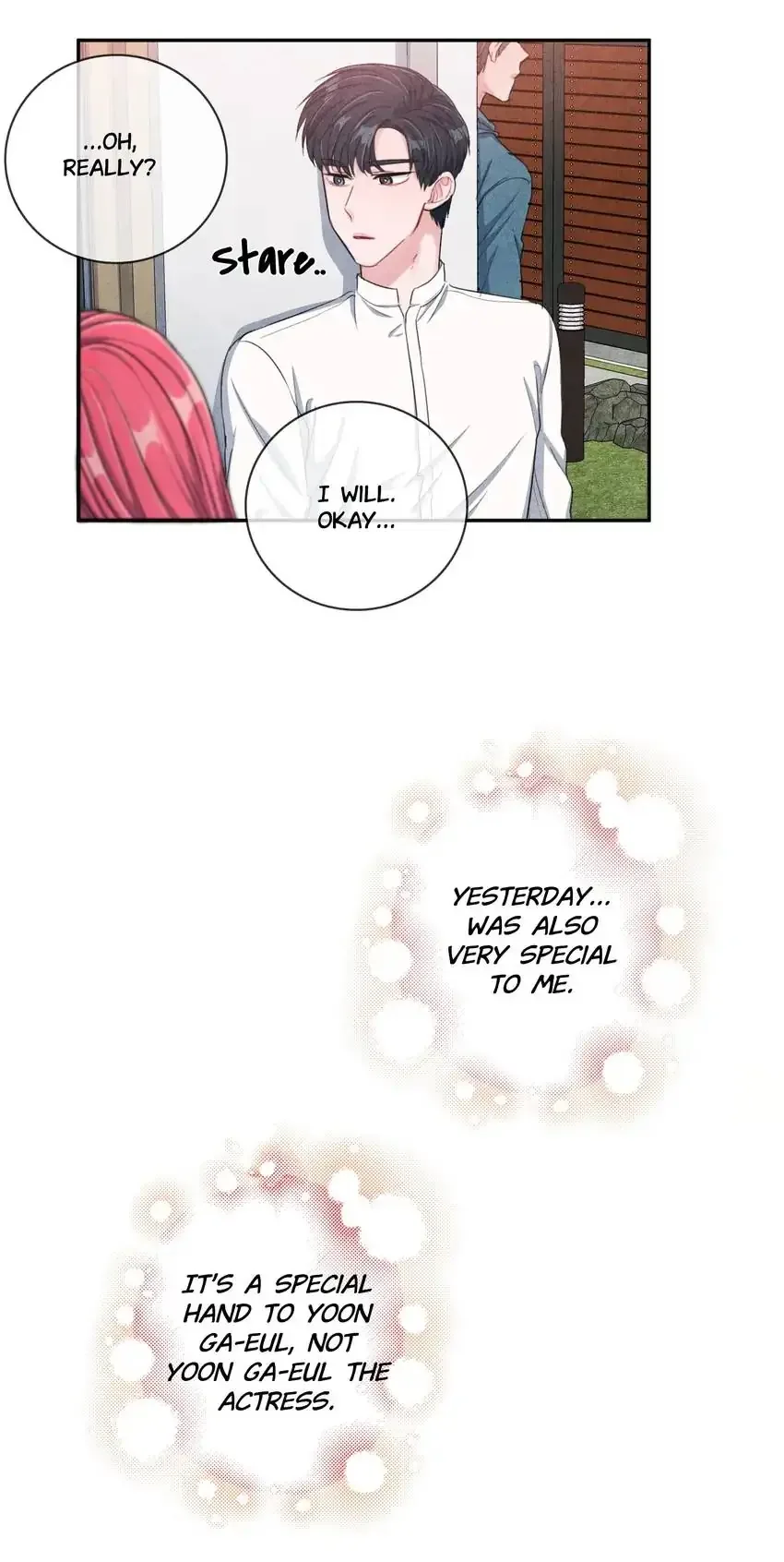 Backstage Kiss Scene Chapter 19 page 14