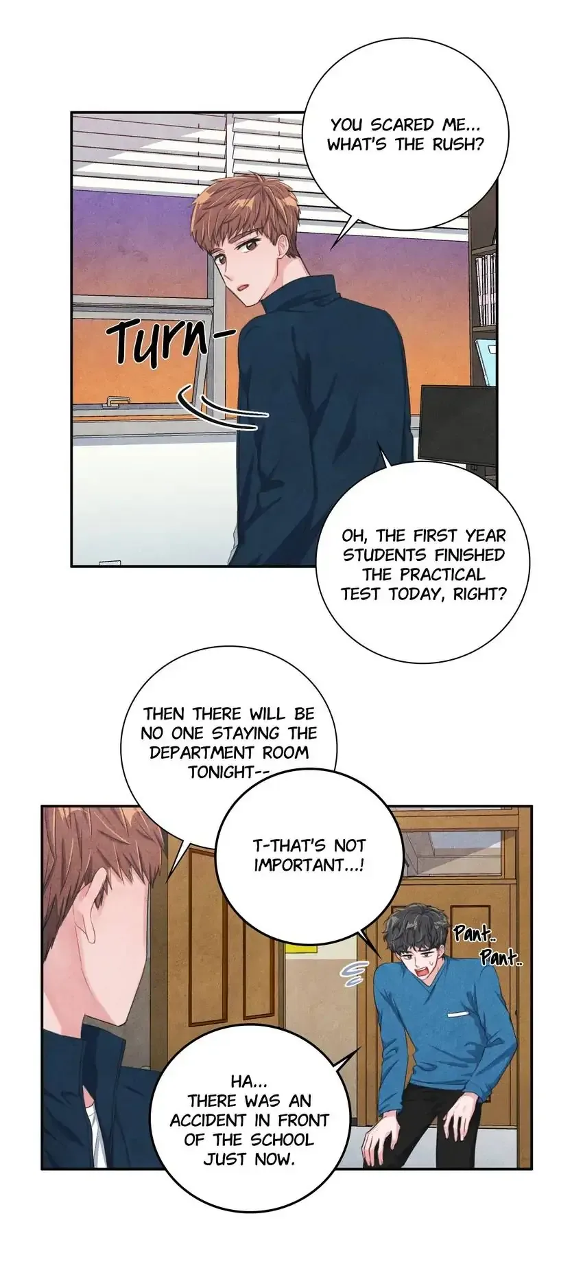 Backstage Kiss Scene Chapter 21 page 22