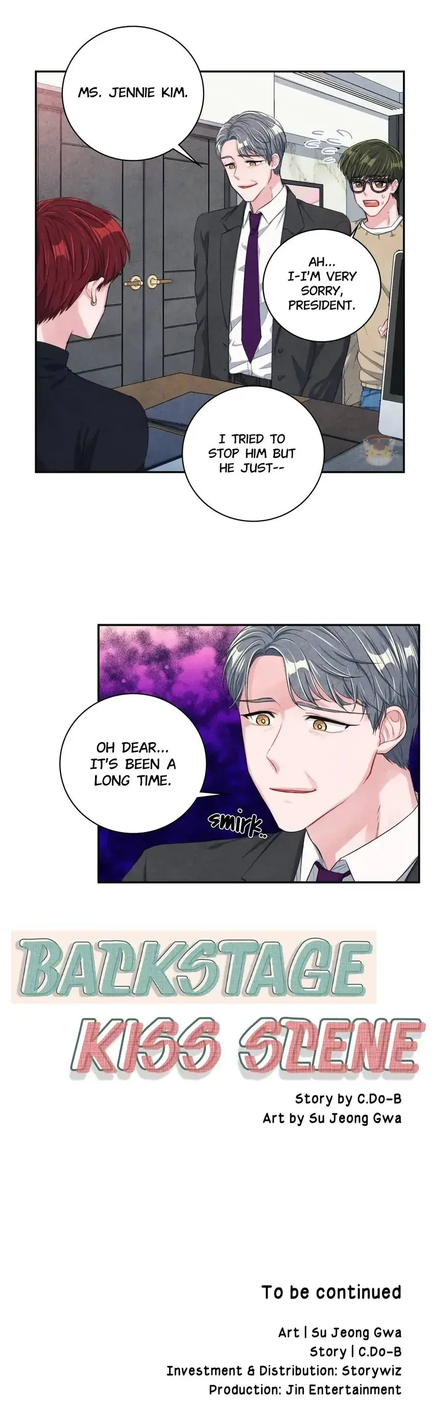 Backstage Kiss Scene Chapter 15 page 32