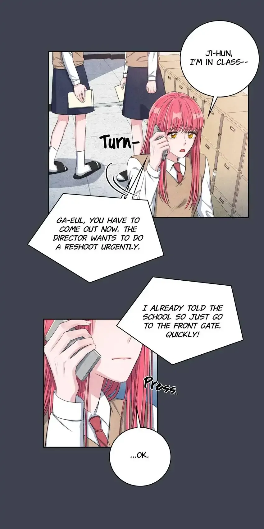 Backstage Kiss Scene Chapter 19 page 29