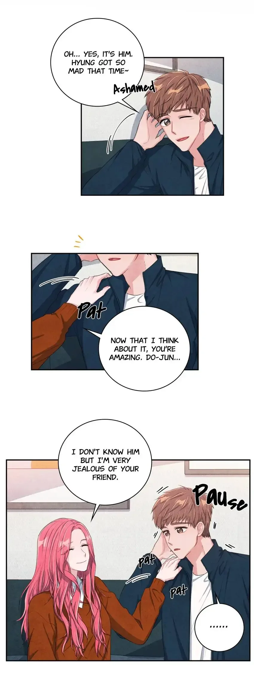 Backstage Kiss Scene Chapter 23 page 15