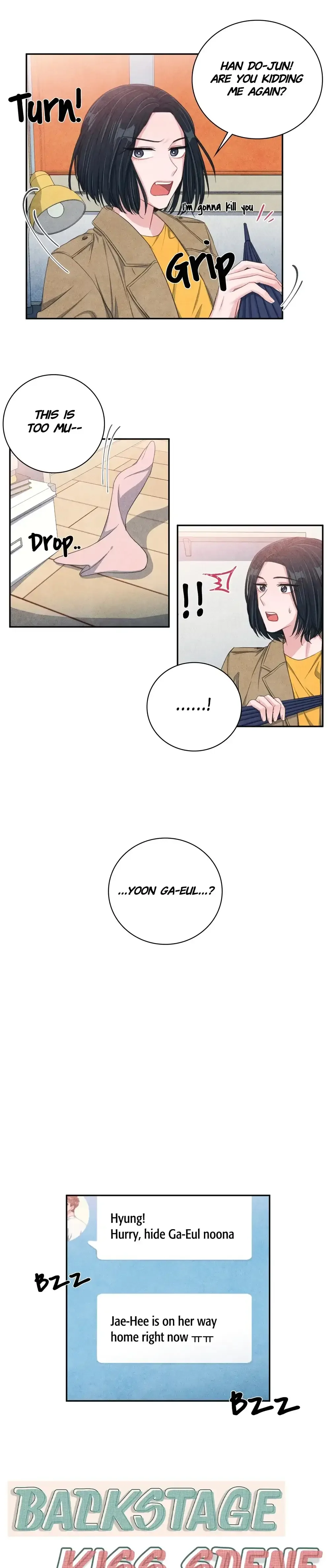 Backstage Kiss Scene Chapter 14 page 31