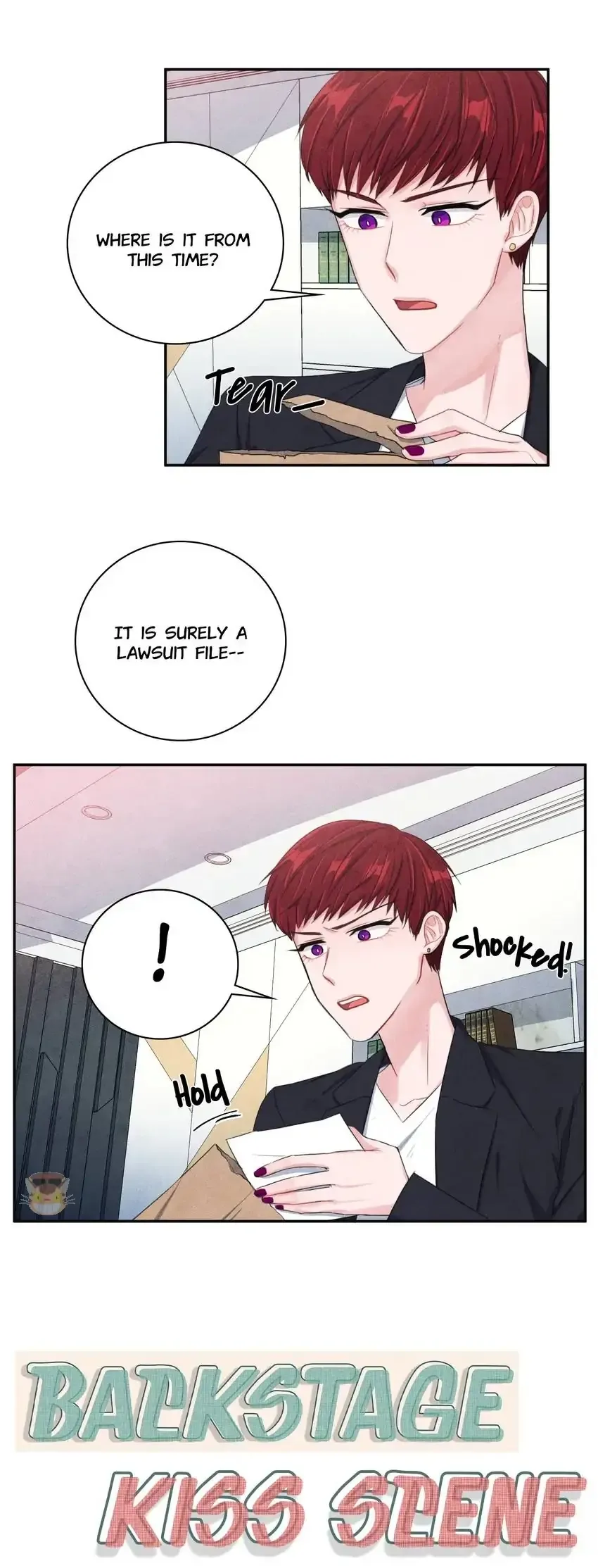 Backstage Kiss Scene Chapter 23 page 36