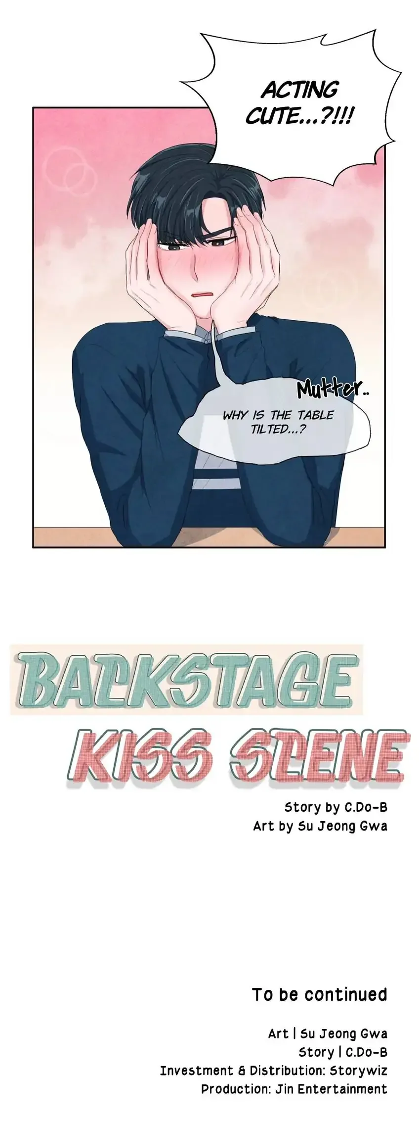 Backstage Kiss Scene Chapter 25 page 32