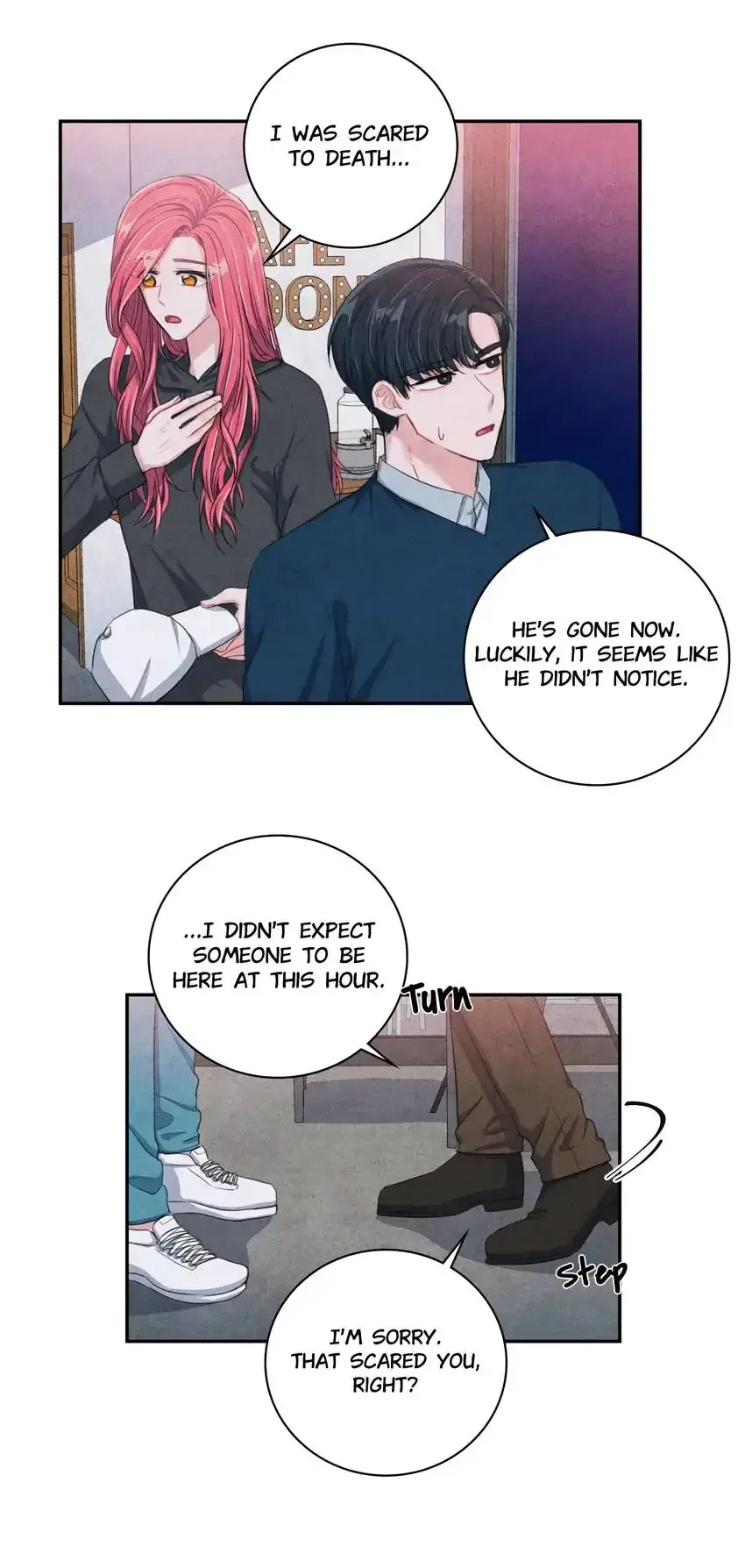 Backstage Kiss Scene Chapter 22 page 13